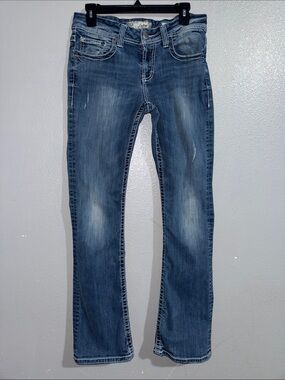 BKE Women's Medium Blue Bootcut Jeans